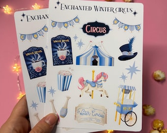 Sticker sheet - Enchanted winter circus