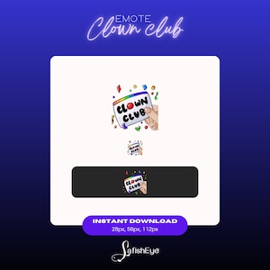 Gesto de tarjeta del club de payasos - Twitch