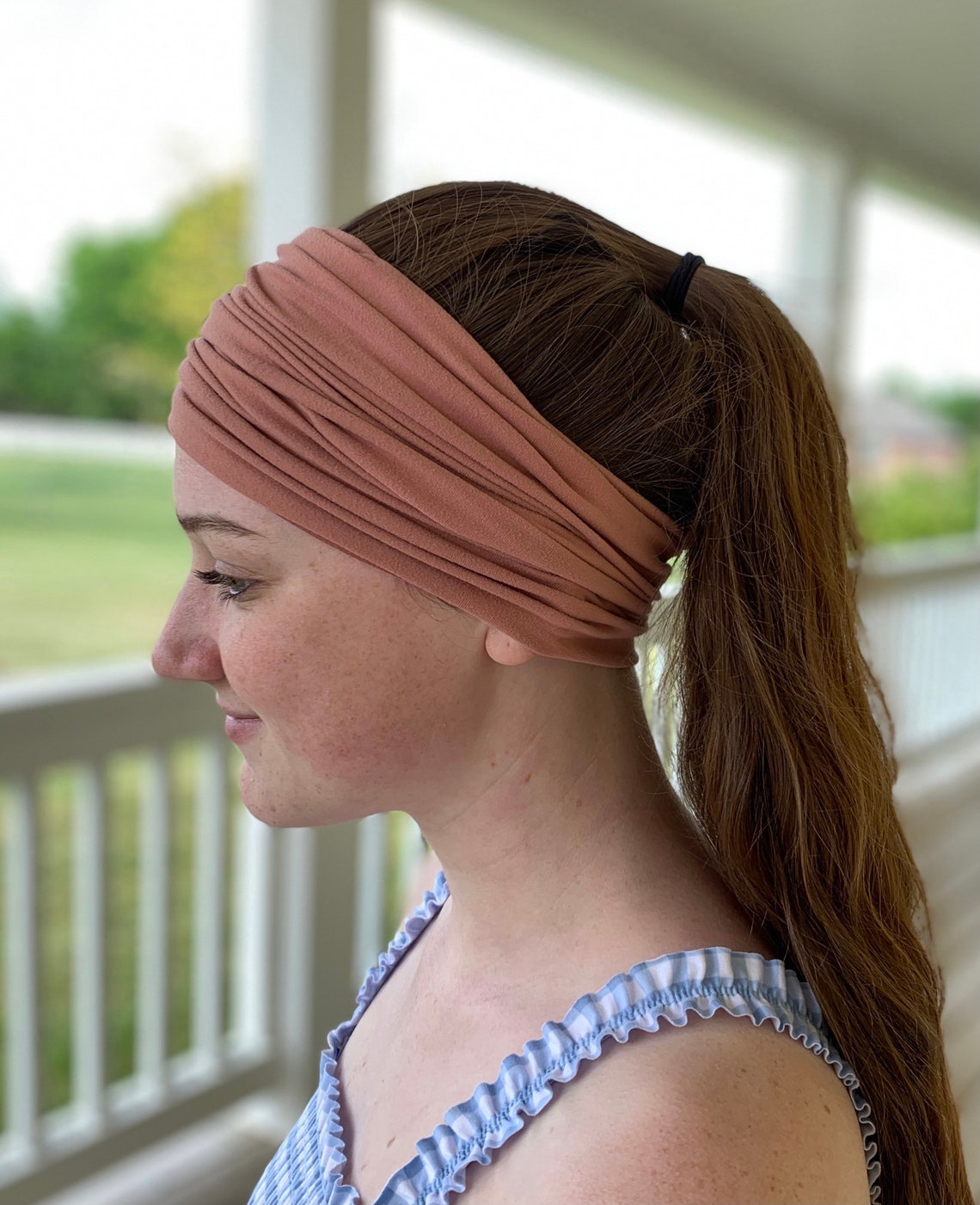 Tube Headbands 2 headbands for women wide headband boho Etsy