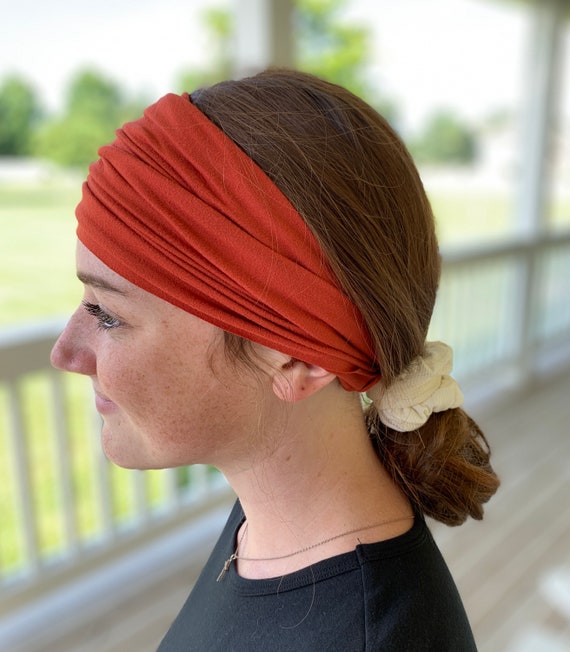 Extra Wide Headband Yoga Headband Women Headband, Workout Headband Scrunch Headbands Running Headband