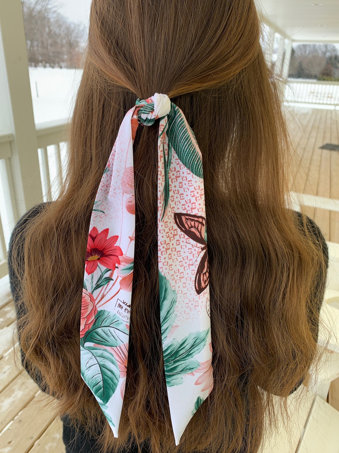 Hair Scarves #1, Hair Scarves, Ponytail Scarves, Hair Accessory, Bun ...