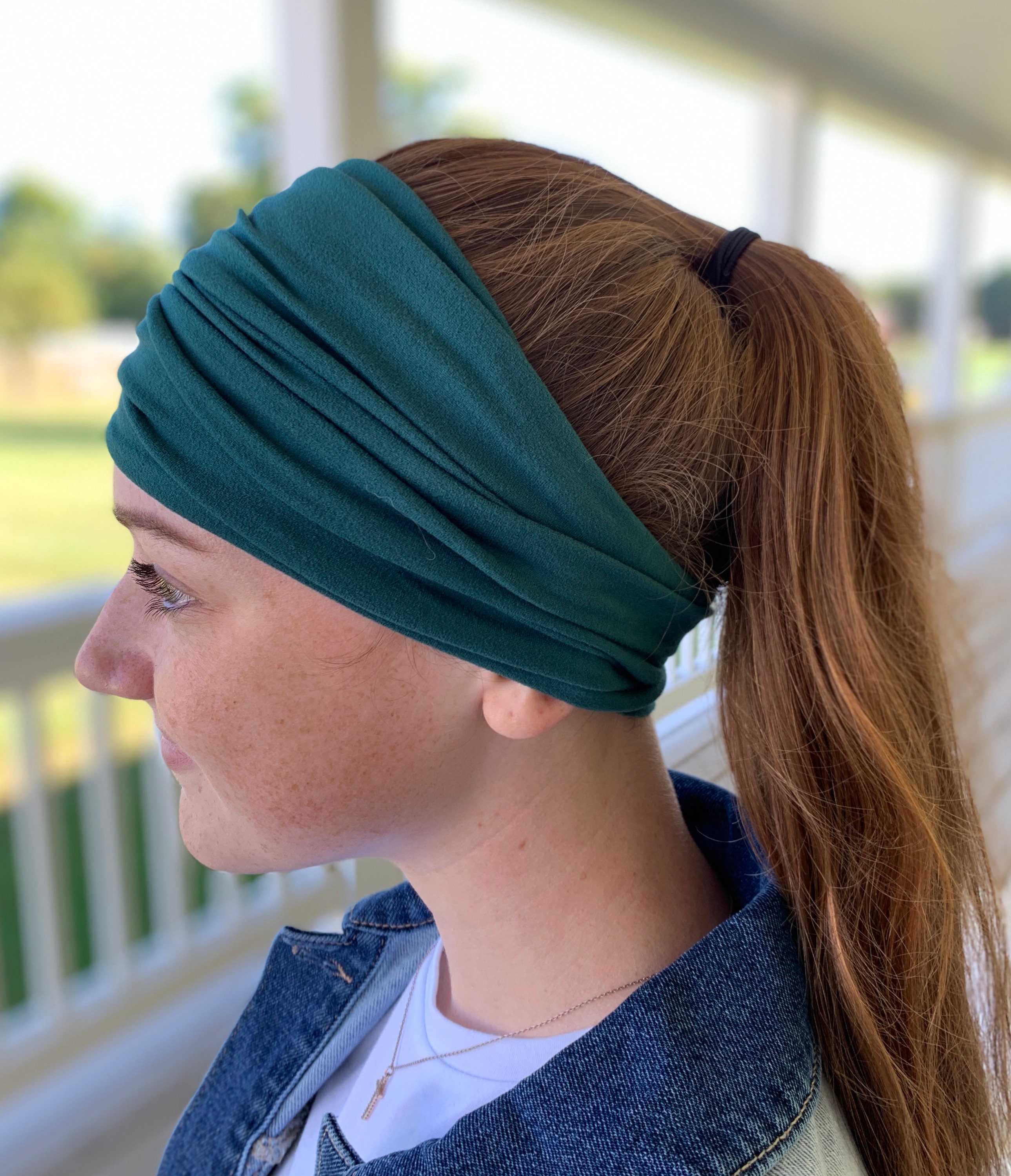 Extra Wide Headband Yoga Headband Women Headband, Workout Headband Scrunch Headbands Running Headband