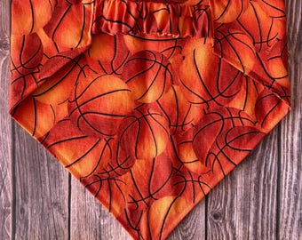 Dog Bandana, Tip Off, Elastic Pet Bandana, Scrunchie Dog Bandana, Personalized Dog Bandana, Pet Clothing