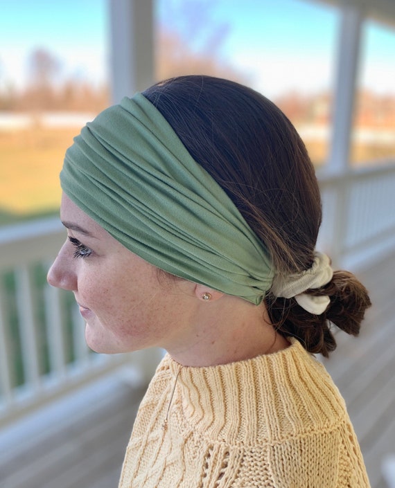 Turbante Yoga In Bamb&ugrave; Christine Headwear - Taglia Unica, Rosa Melange, Lavabile, Per Donna