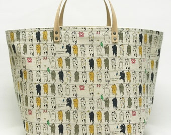 Poor Kitty Bucket Bag by 65 South - Knitting Project bag