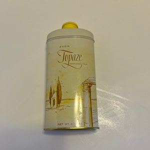 1963 Avon perfumed talc 2.75 ounce - full