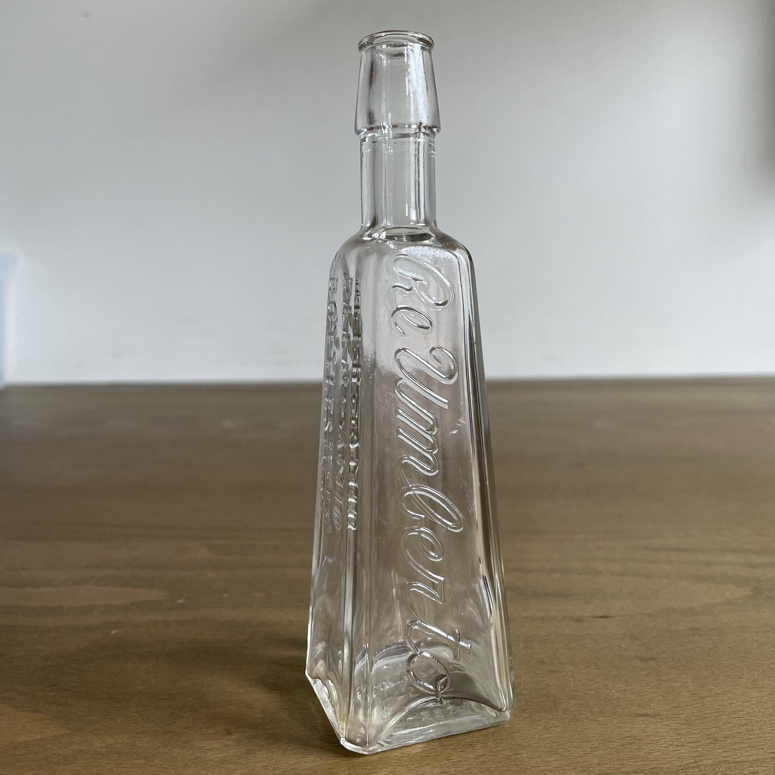 Vintage Re Umberto Peer-amid Olive Oil Glass Bottle - Etsy