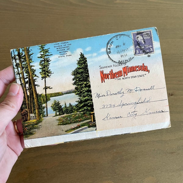 Vintage Souvenir Folder of Northern Minnesota | Postcards | E.C. Kropp Co.