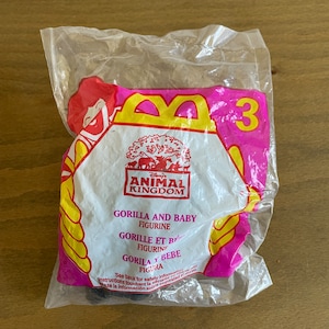 Vintage Animal Kingdom Gorilla and Baby | McDonald&#39;s Happy Meal Toy