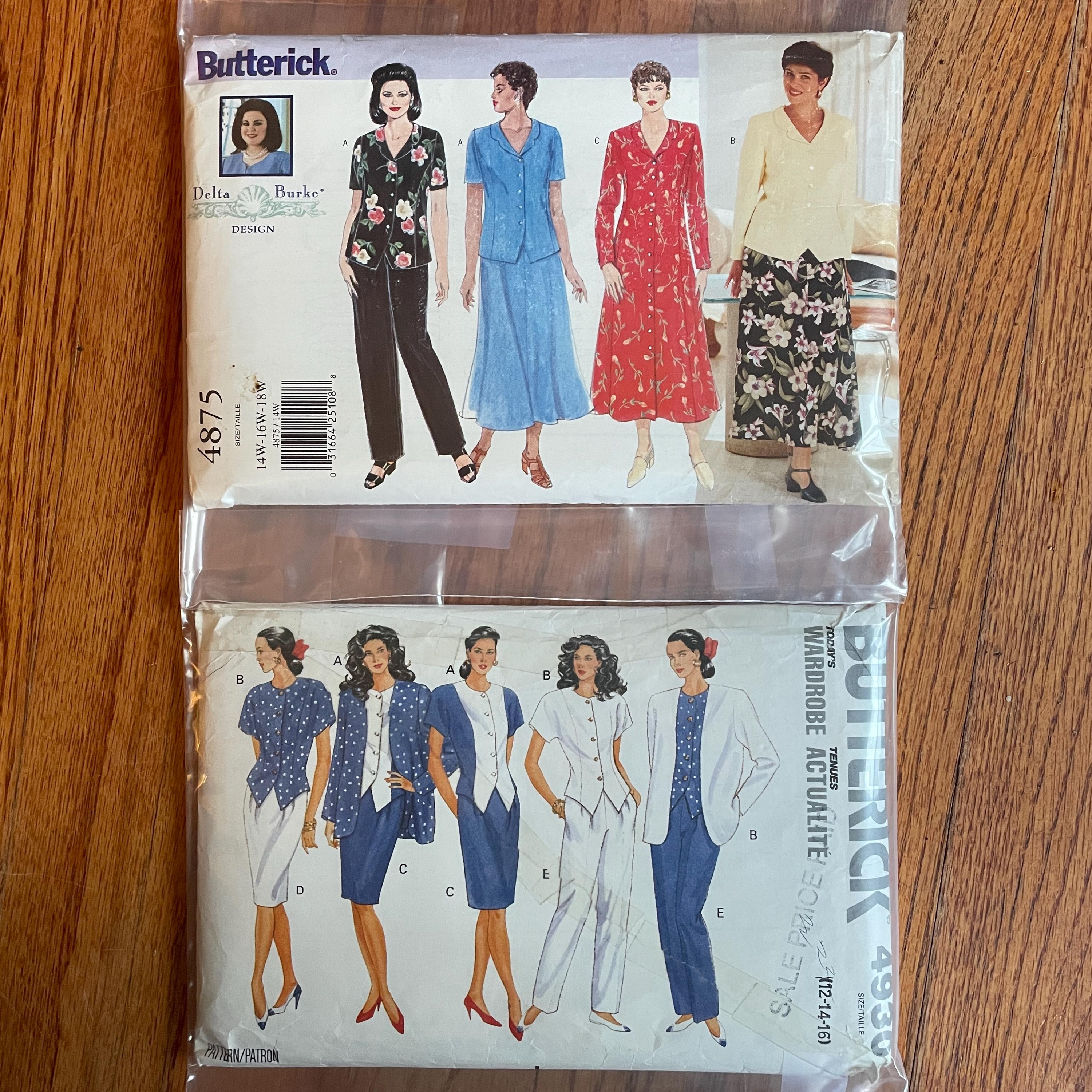 Assorted Vintage Butterick Sewing Patterns Tops Pants Sets - Etsy