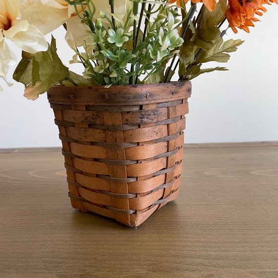 ヴィンテージ ロンガバーガー 手編みバスケット - Etsy 日本