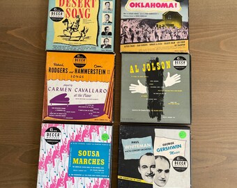 Assorted Decca Records | Vinyl | 45rpm | Vintage Music | Jazz | Swing | Pop | Orchestra | Soundtrack