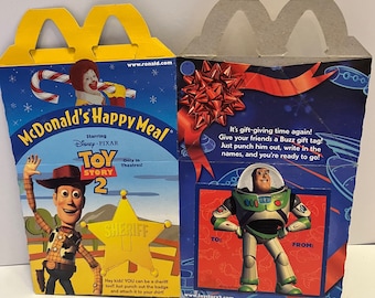 Five (5) Assorted Vintage Happy Meal Boxes