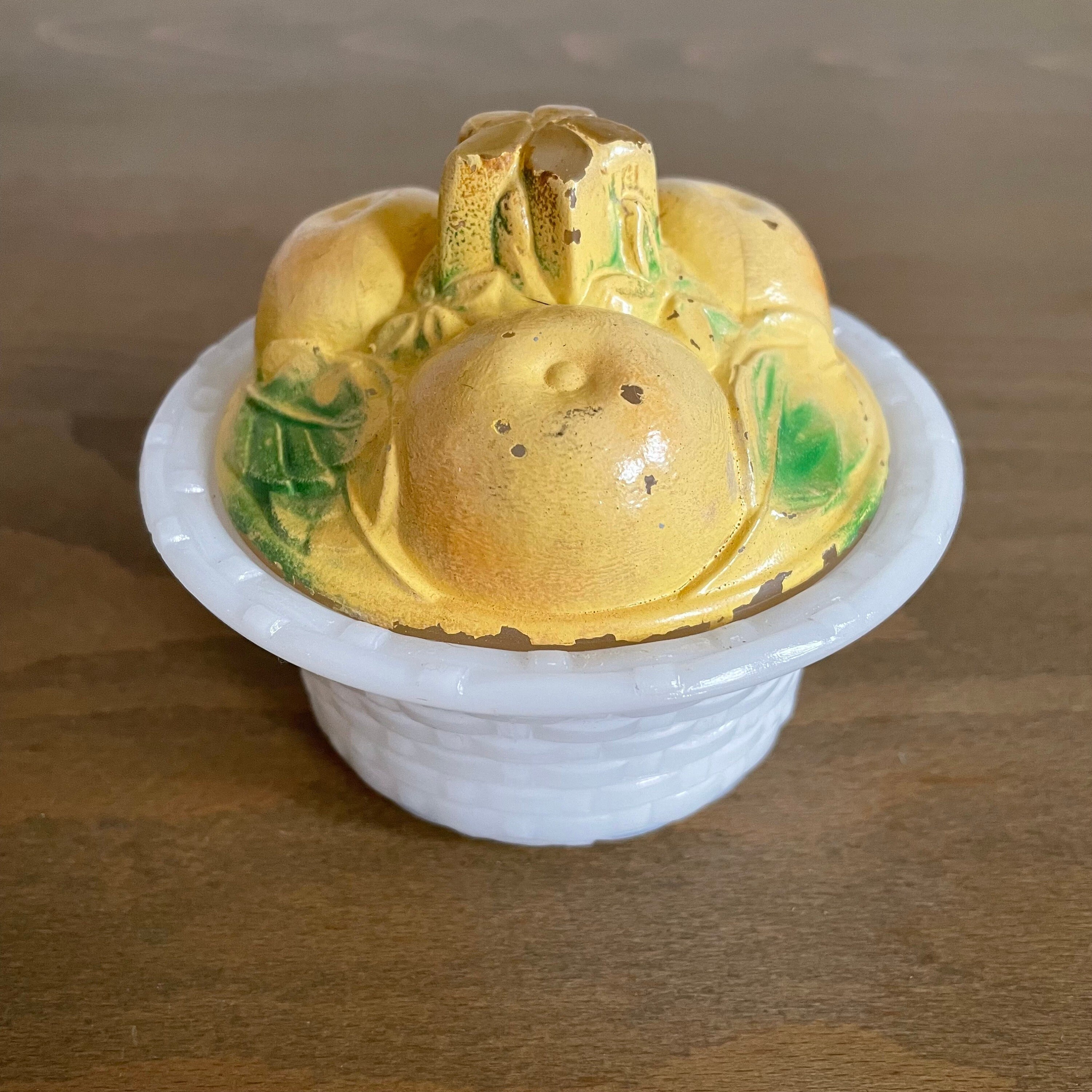 ミルクグラス　　バスケットレア Vintage Milk Glass Basket - Etsy - Page 9