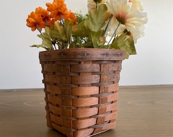 Vintage Longaberger Handgeweven Mand