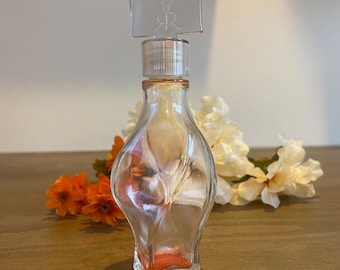 Botella de colonia de perfume de vidrio vintage