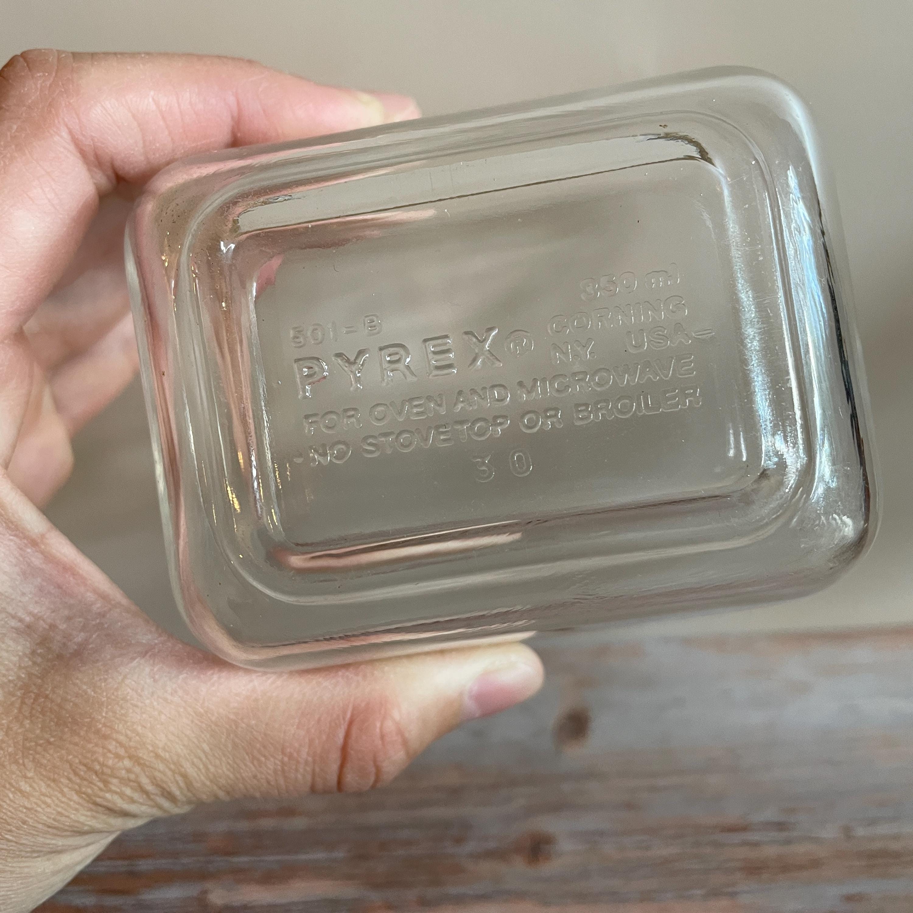 専用ページ　ビンテージ PYREX USA 蓋付　キャニスター旧ロゴ　B Pyrex vintage storage containers glass - Etsy 日本