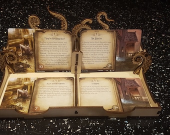 Arkham horror style double deck card holder