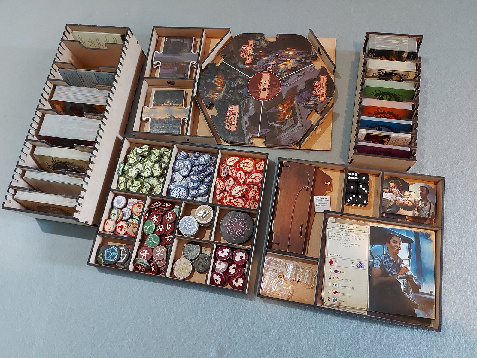 Arkham Horror Third Edition Box Organiser Etsy UK