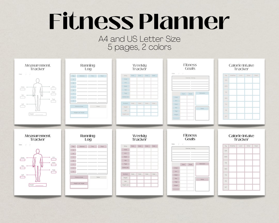 Printable Workout Checklist, Exercise Tracker Printable, Work Out ...