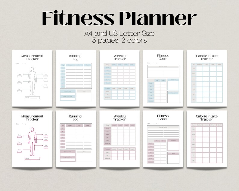 Printable Workout Checklist, Exercise Tracker Printable, Work Out ...