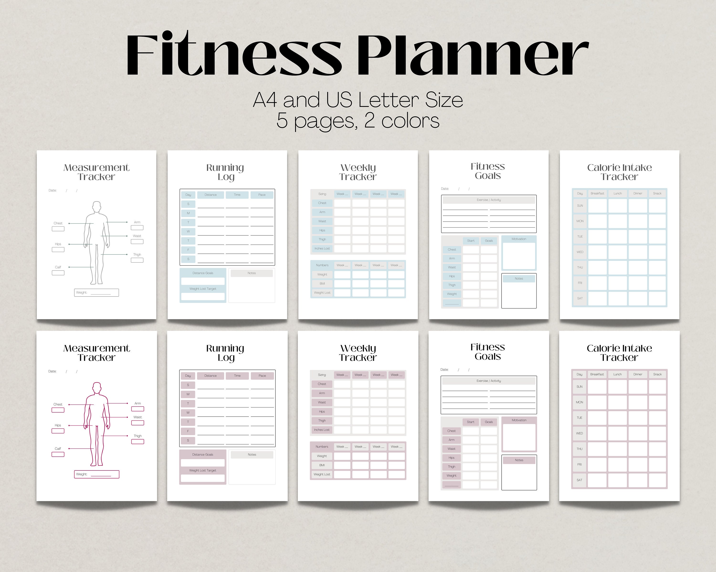 Printable Workout Checklist Exercise Tracker Printable Work Out Printable Workout Checklist Exercise Tracker Printable Work Out