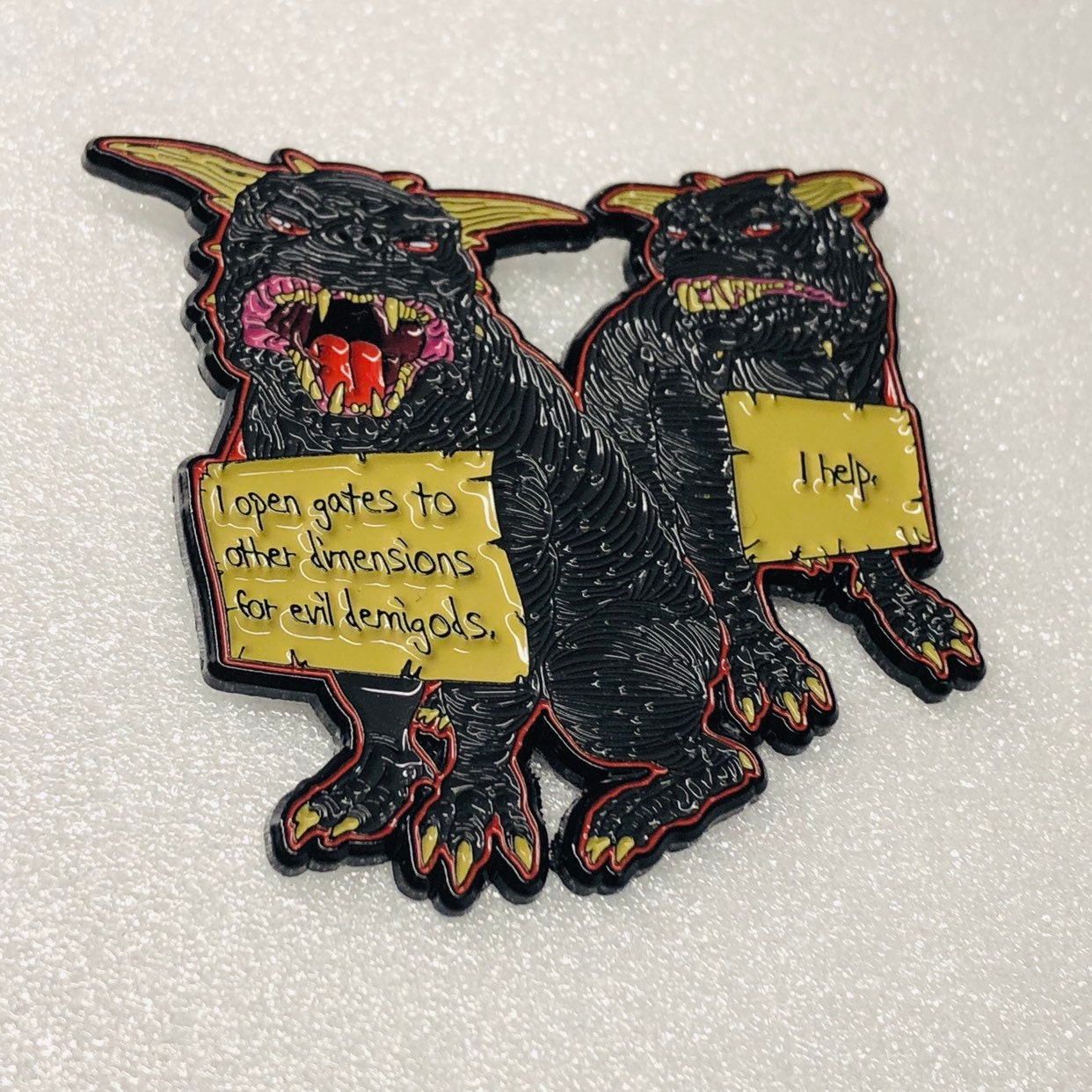 Ghostbusters Terror Hund Shaming Dämon Emaille Pin Etsy