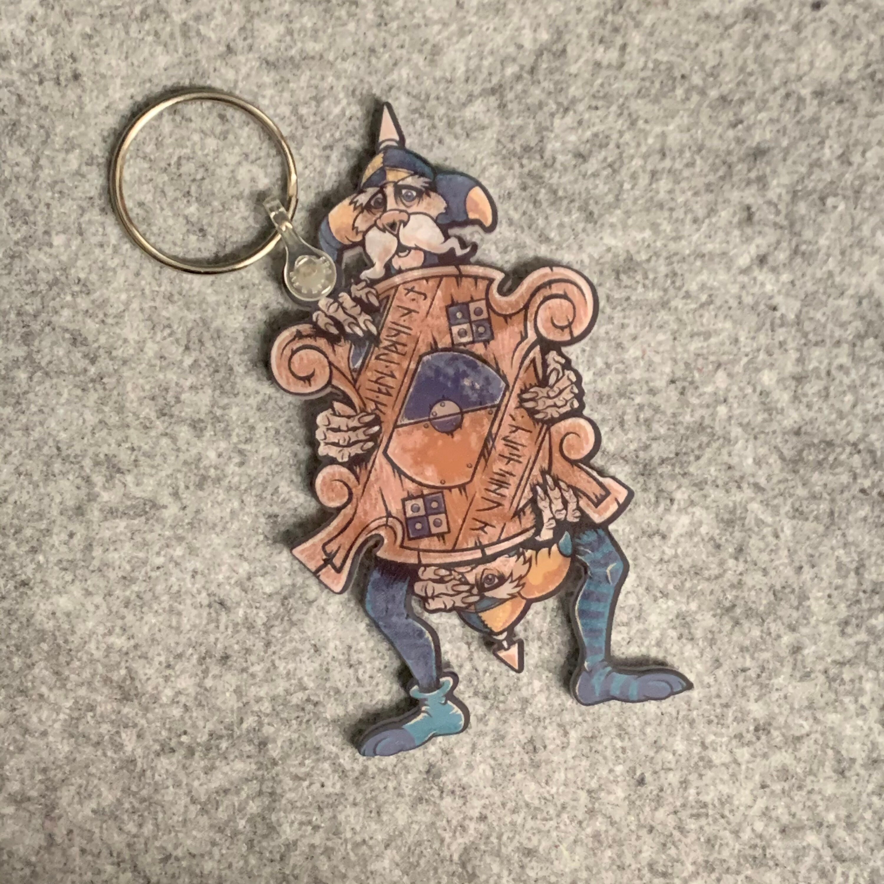 Labyrinth Door Guard Ralph & Alf Keyrings / Keychain Etsy UK