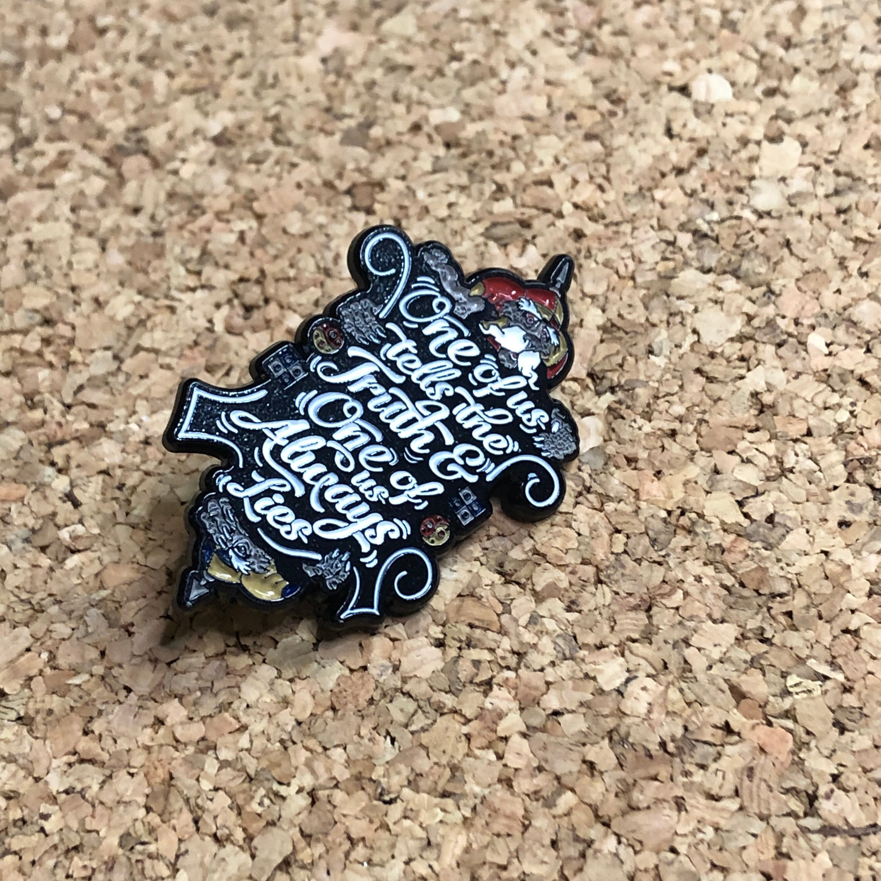 Labyrinth Enamel Pinbadge Etsy