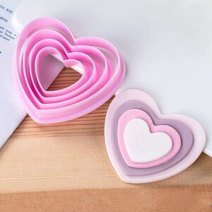 Heart Fondant Cutter Set