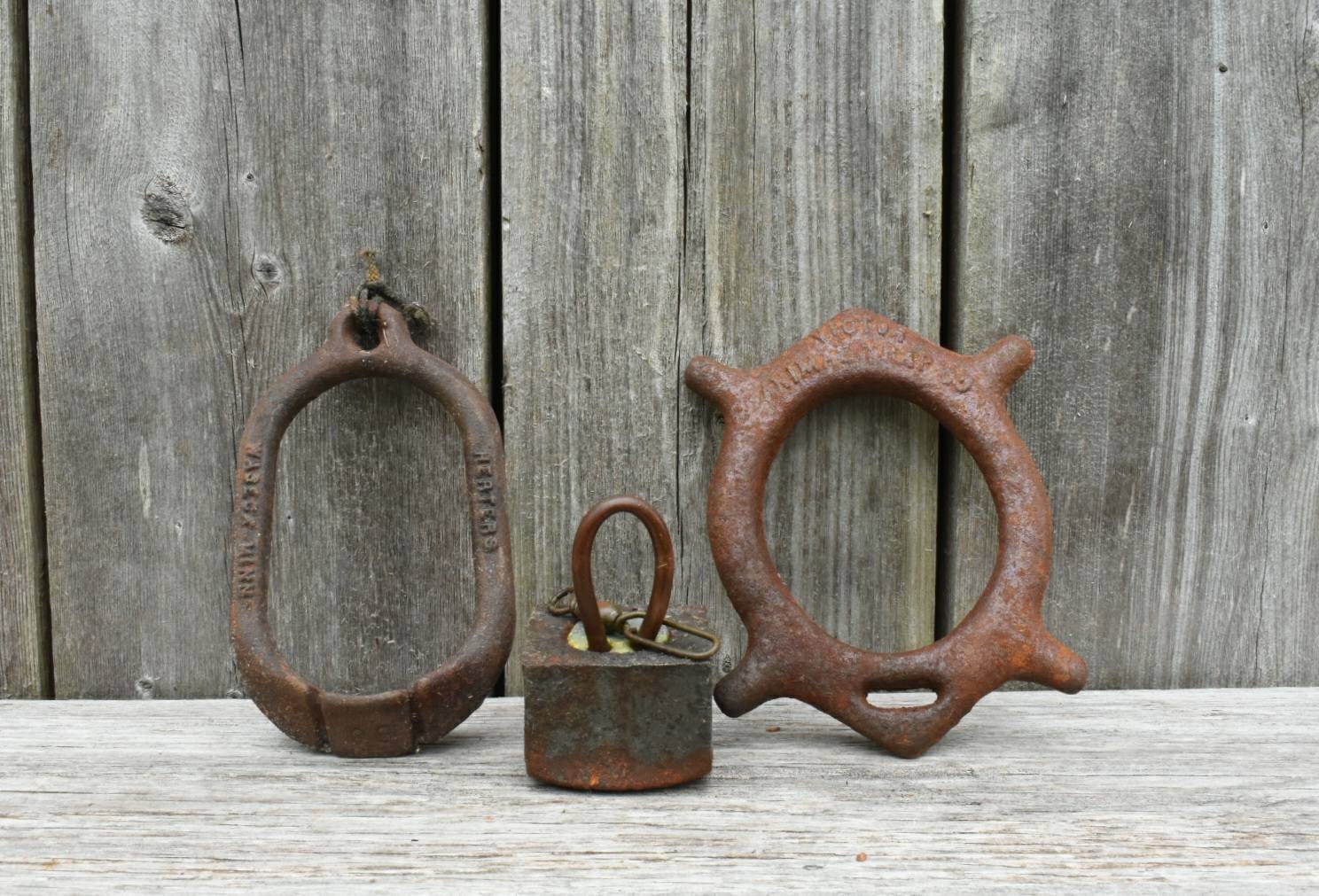 Antique Duck Decoy Weights Cast Iron Hunting Memorabilia from Etsy