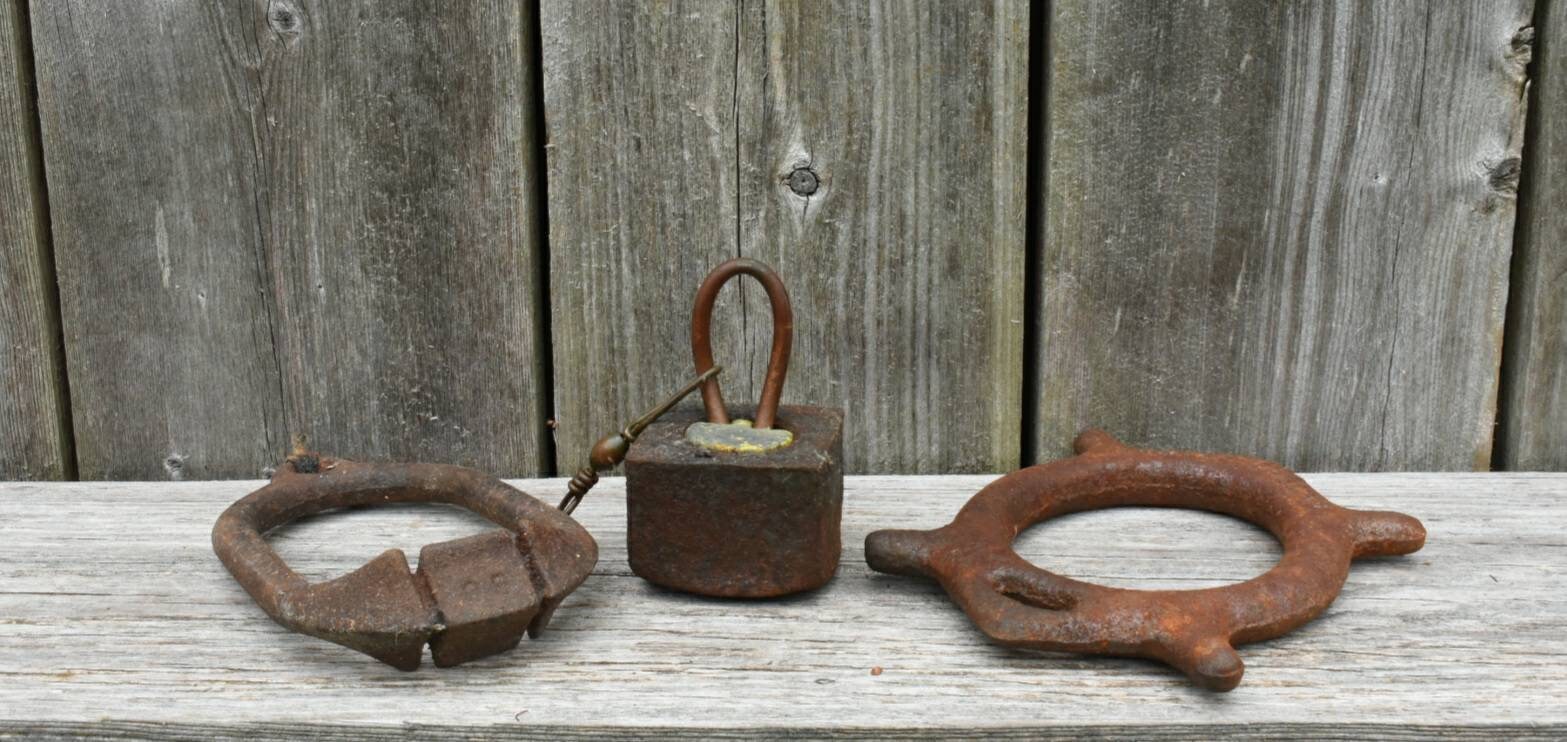 Antique Duck Decoy Weights Cast Iron Hunting Memorabilia from Etsy