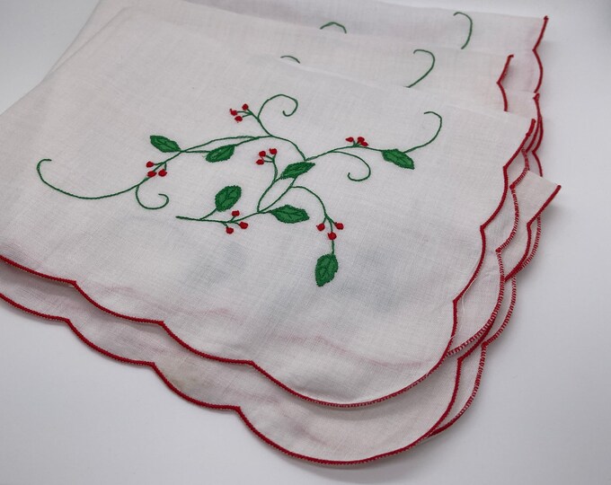 Vintage Christmas Placemats Etsy