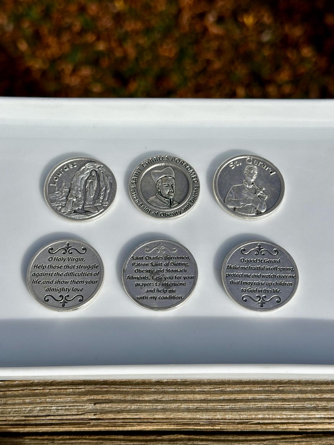 Prayer Coin | Pocket Token | Catholic Gift - Etsy