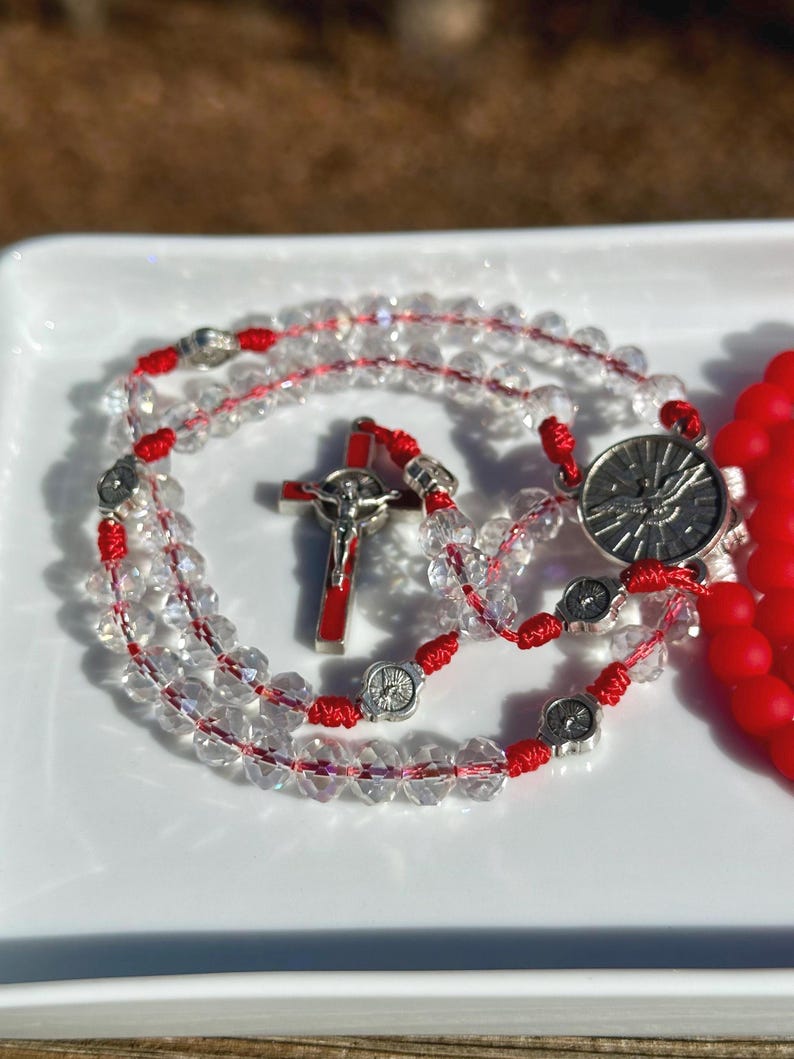 Gifts of the Holy Spirit Confirmation Rosary | Pardon Crucifix ...