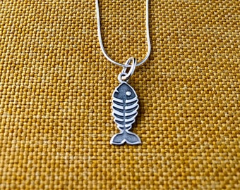 925 Sterling Silver Pendant Fish