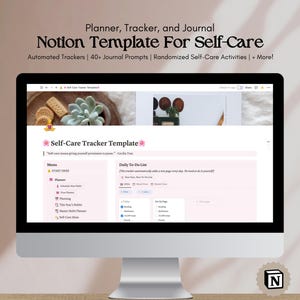 Notion Self-care Template: Habit Planner & Journal (digital Download