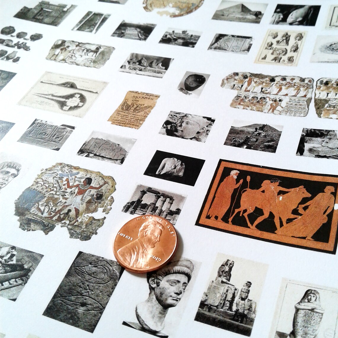Archaeological images in 1:12th scale | Etsy