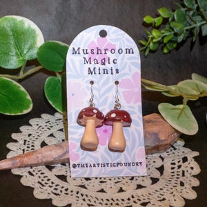 Mushroom Magic Earrings