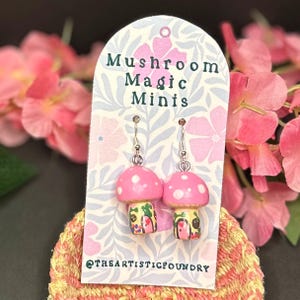 Mushroom Magic Earrings