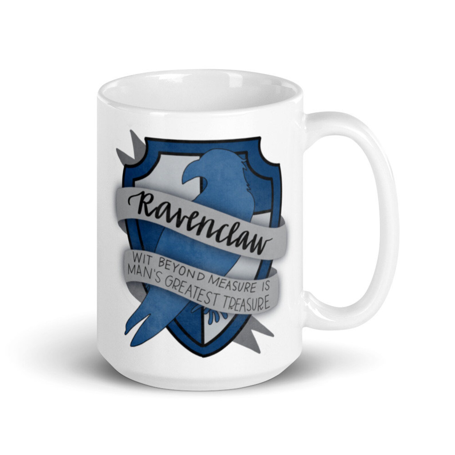 Ravenclaw Coffee Mug // House Crest // Hogwarts Houses // Etsy