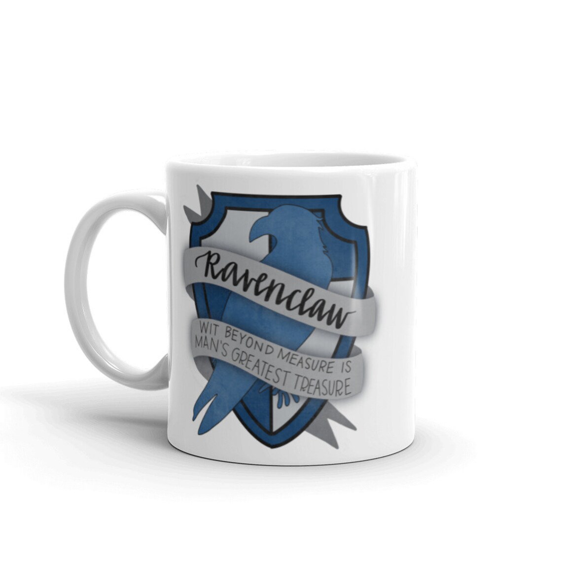 Ravenclaw Coffee Mug // House Crest // Hogwarts Houses // Etsy