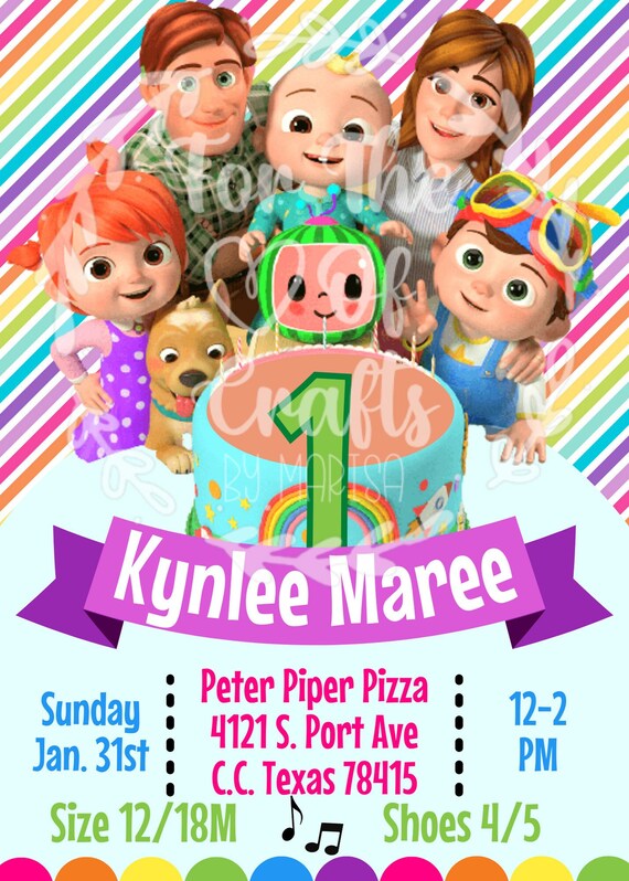 Digital Invitation Etsy