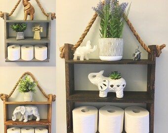 Rope Ladder Shelf Etsy