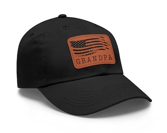 American Flag Grandpa Hat | Fathers Day Hat | New Grandpa Hat | Gift For Grandpa | Fathers Day Gift | Grandpa USA Flag Hat | Gift For Him