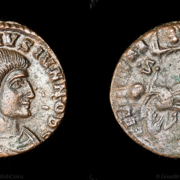 Roman Coin of Constantine II, AE Follis Minted 337 - 361 AD , Ancient Coins, Unique Gifts