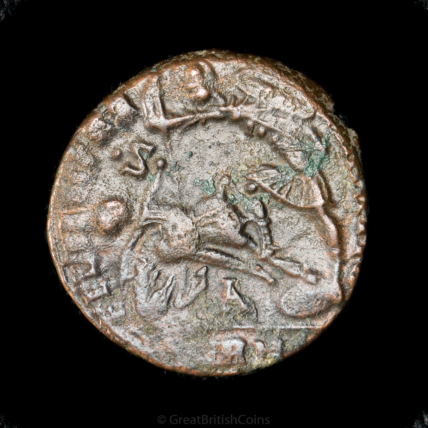 コンスタンティヌス2世のローマコイン、AEフォリス、西暦337年～361年