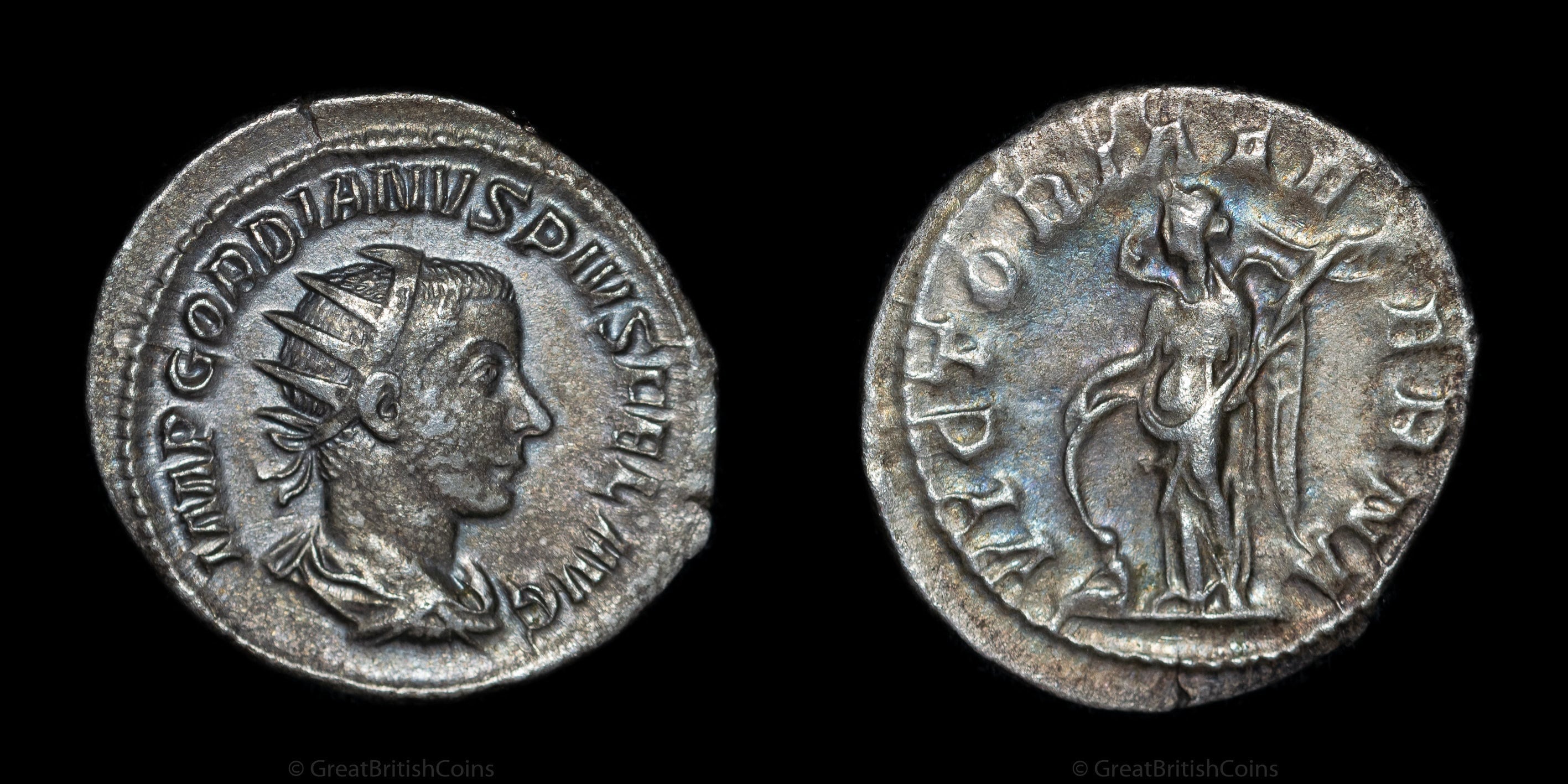 ローマ銀貨アントニニアヌス – ゴルディアヌス3世、243-244年 - Etsy 日本