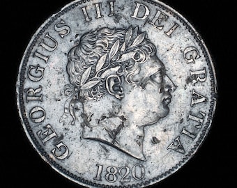 1817年ジョージ3世記念ハーフクラウン銀貨、英国歴史的寄贈品 - Etsy 日本
