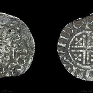 Medieval Hammered Coin Henry III Silver Shortcross Penny 1216 - 1247